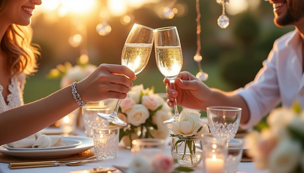 découvrez des idées originales et élégantes pour célébrer vos noces de cristal, 15 ans de mariage, et rendre cet anniversaire inoubliable.