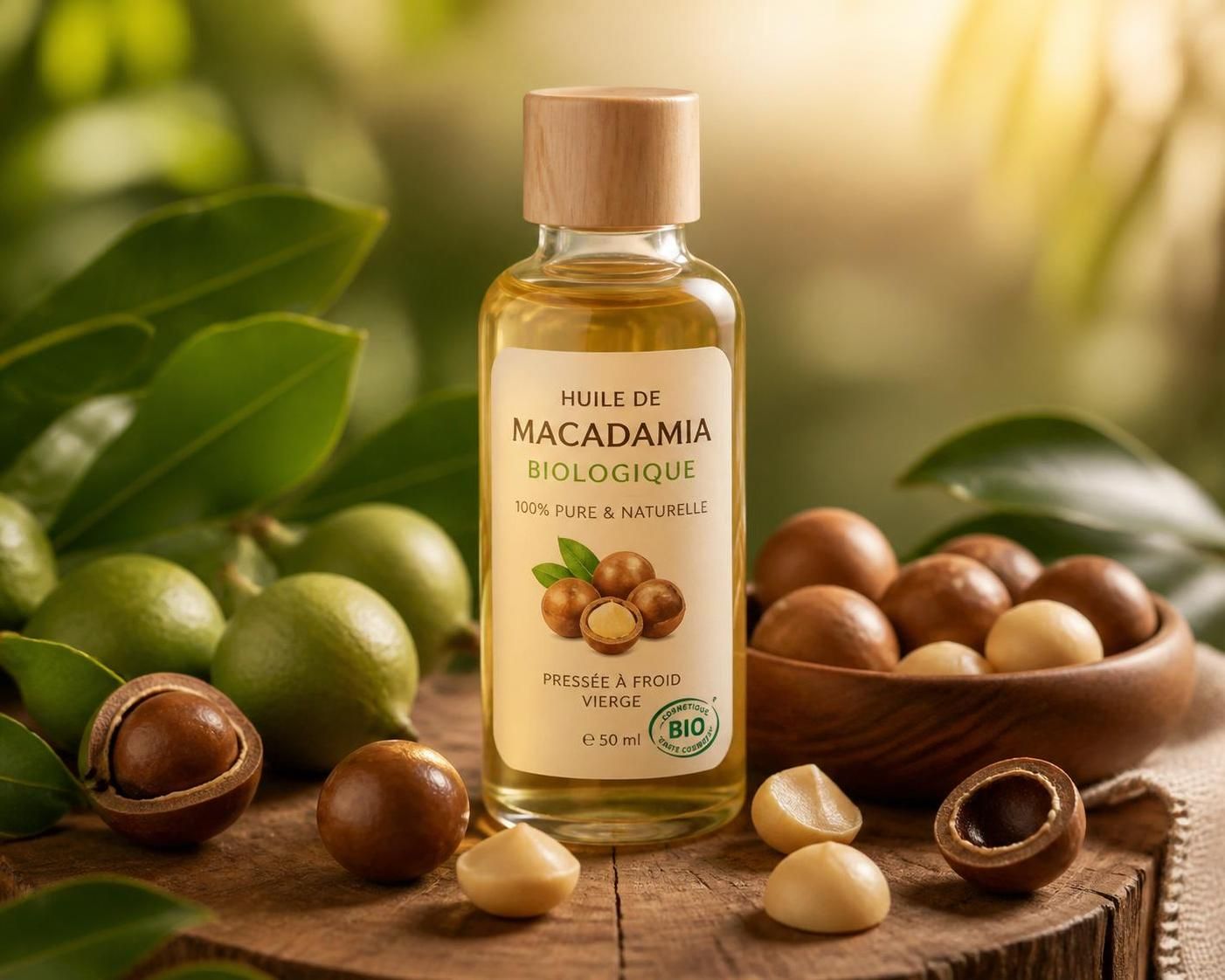 découvrez les bienfaits de l'huile de macadamia pour la peau et la santé au quotidien : hydratation, protection, et vitalité naturelle.