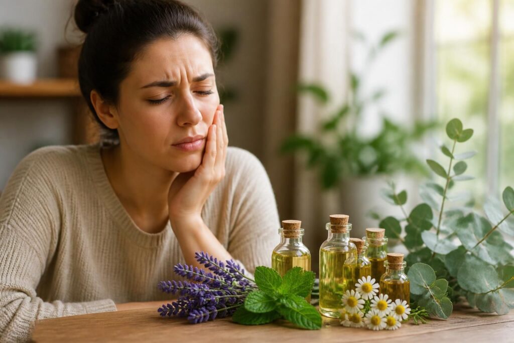 découvrez quelles huiles essentielles sont efficaces pour apaiser le mal de dents et soulager la douleur naturellement.
