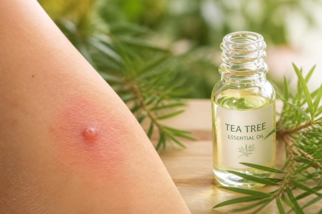 découvrez comment l'huile essentielle de tea tree agit comme un allié naturel efficace contre les piqûres d'insectes, apaisant les démangeaisons et favorisant une guérison rapide.