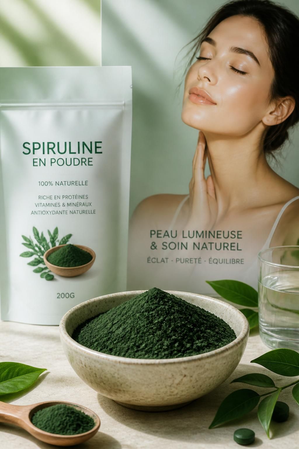 découvrez les bienfaits de la spiruline pour la peau et comment elle peut révéler un teint éclatant naturellement grâce à ses propriétés nutritives et antioxydantes.