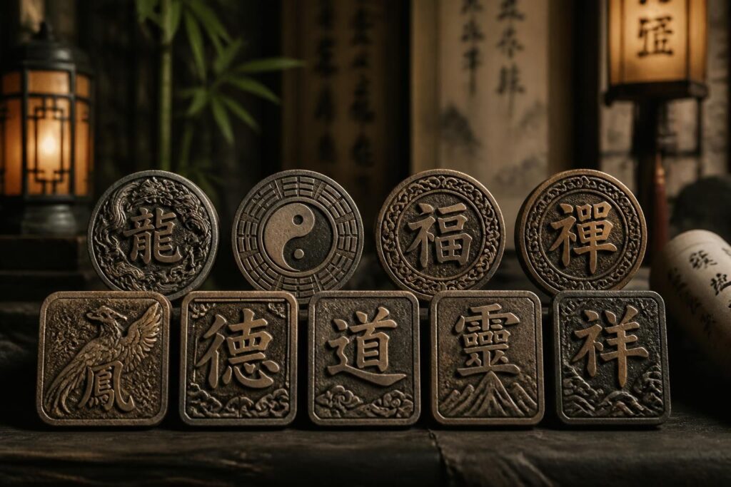 découvrez les significations secrètes des symboles chinois et explorez les motifs millénaires remplis de mystères et de traditions.