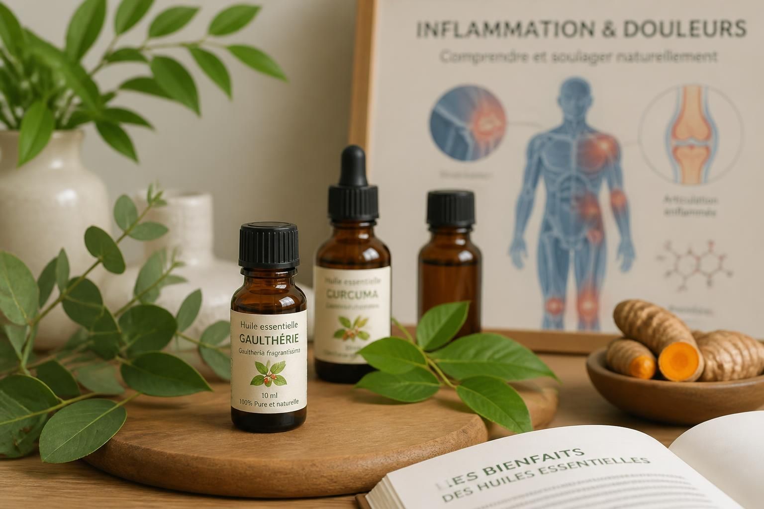 découvrez quelles huiles essentielles sont les plus efficaces pour apaiser les douleurs liées à l'inflammation et soulager naturellement votre bien-être.