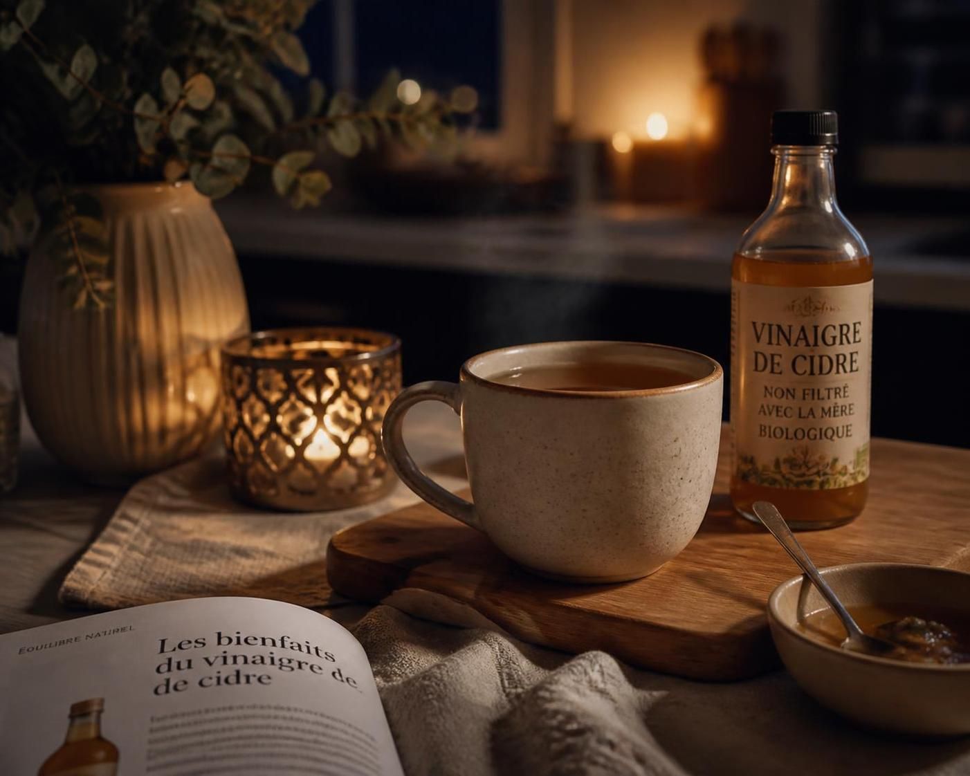 découvrez si mélanger du vinaigre de cidre avec de l'eau chaude le soir est une astuce efficace pour perdre du poids et améliorer votre silhouette.