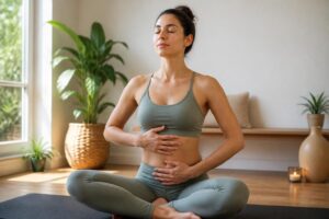 apprenez la respiration abdominale pour diminuer le stress et sculpter un ventre plat grâce à des exercices simples et efficaces.
