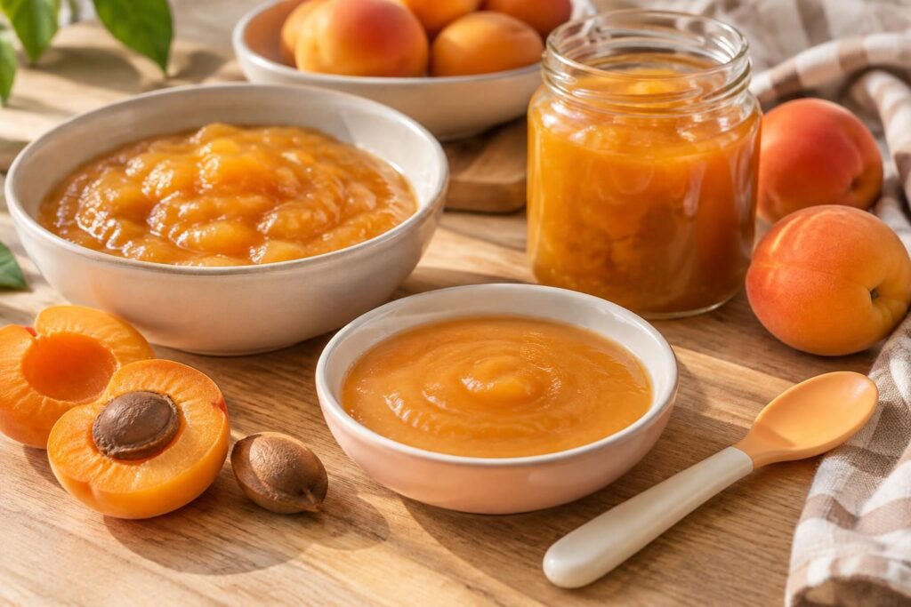 découvrez des recettes faciles de compote d’abricot maison, avec des variantes adaptées à bébé et à toute la famille.